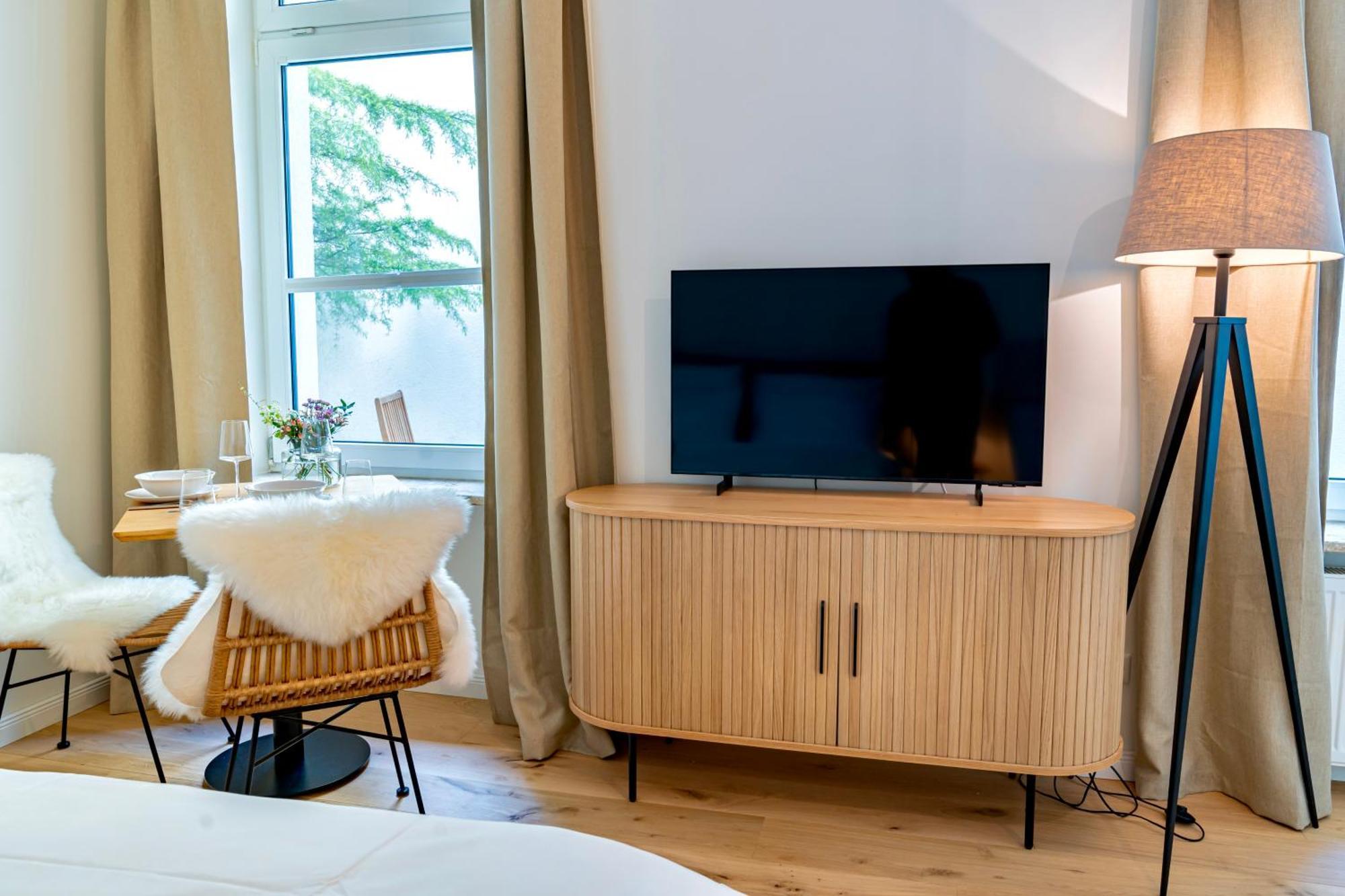 Apartment Kapitänshaus Friedrich Franz - Premium 200 Meter Vom Und Alten Strom *